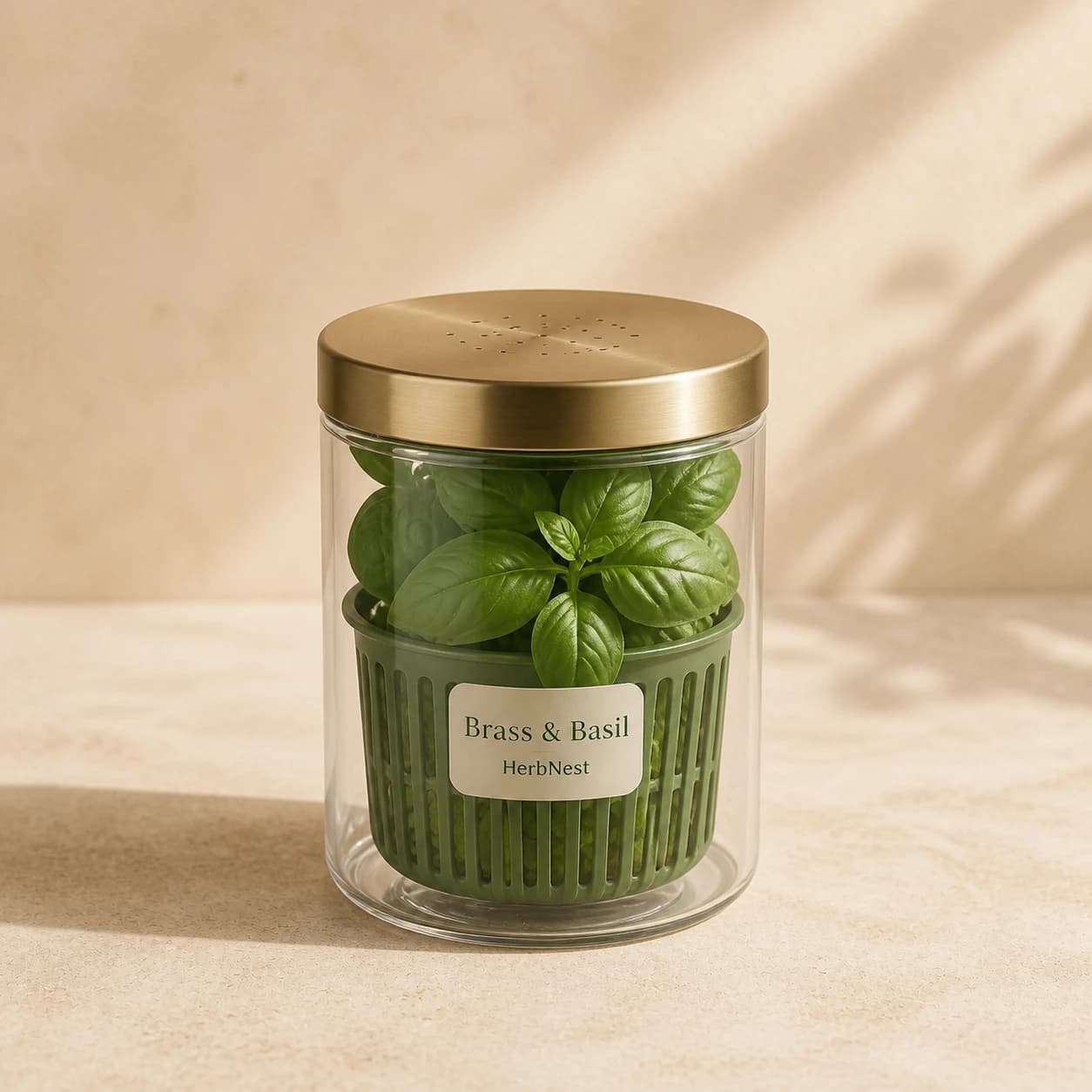 HerbNest Herb Keeper by Brass & Basil